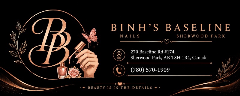 Binh’s Nails Salon Baseline rd Sherwood Park AB