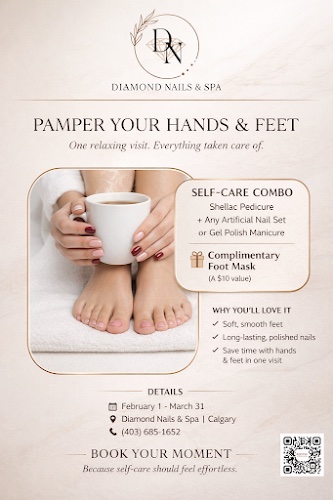 Diamond Nails & Spa | Calgary Nail Salon & Spa Services