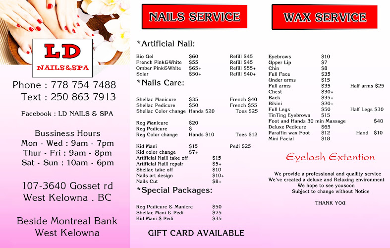 LD Nails & Spa