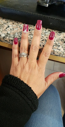 Blue Diamond Nail