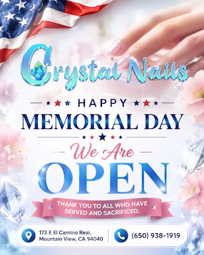 Crystal Nails, nail salon in Mountain View, California