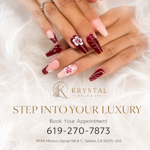 Krystal Nails and Spa, nail salon in Santee, California