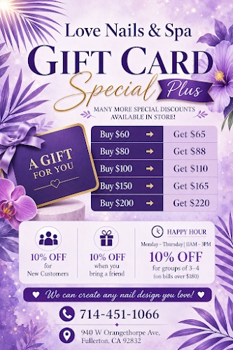 Love Nails & Spa - 10% OFF New Customer