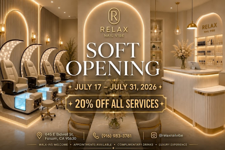 Relax Nail Vibe, nail salon in Folsom, California
