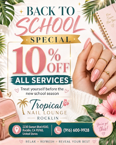 Tropical nail lounge Rocklin