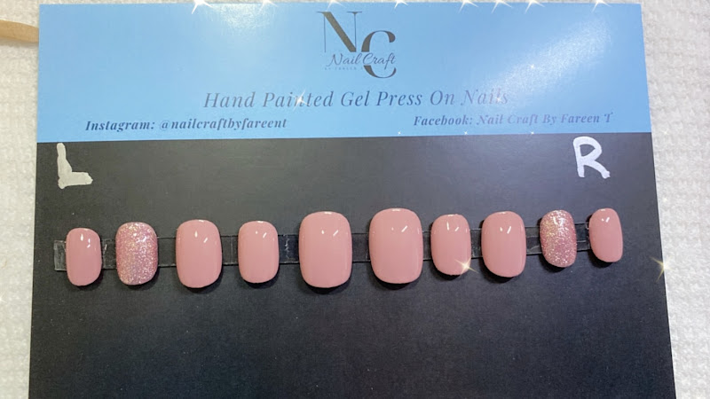 Nail Craft By Fareen T - Hand Painted Gel Press On Nails Store