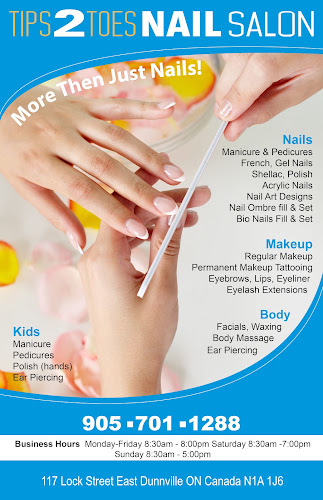 Tips 2 Toes Nail Salon Dunnville, nail salon in Dunnville, Ontario